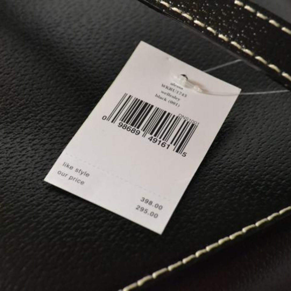 NWT Kate Spade Alessa Wellesy Black Satchel Purse - Picture 4 of 4